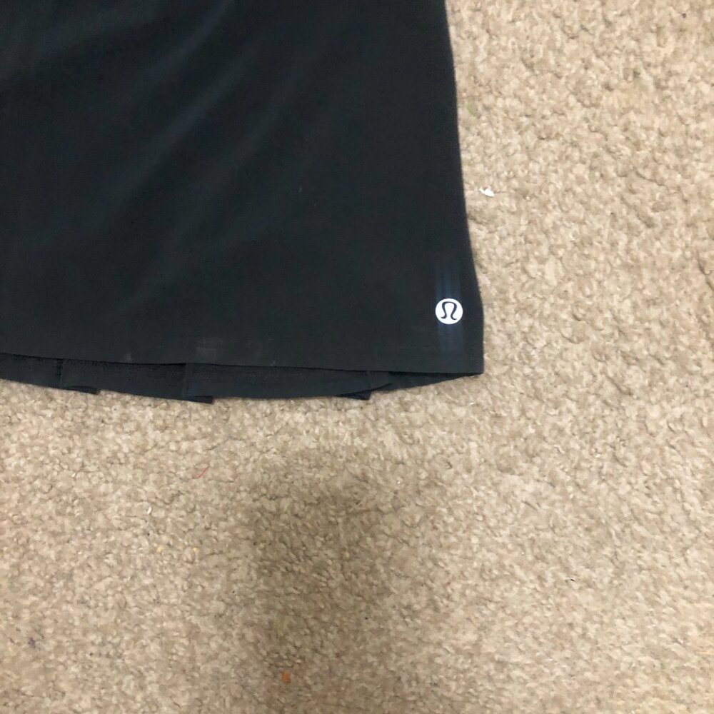 Lululemon Pace Rival Skirt Skort Size 6 Black 15” W8838T - Picture 3 of 7